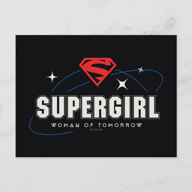 Supergirl Frau von morgen Postkarte (Vorderseite)