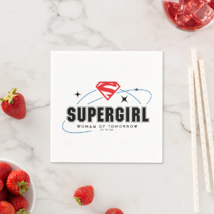 Supergirl Frau von morgen Serviette