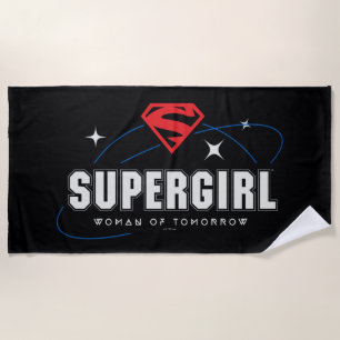Supergirl Frau von morgen Strandtuch