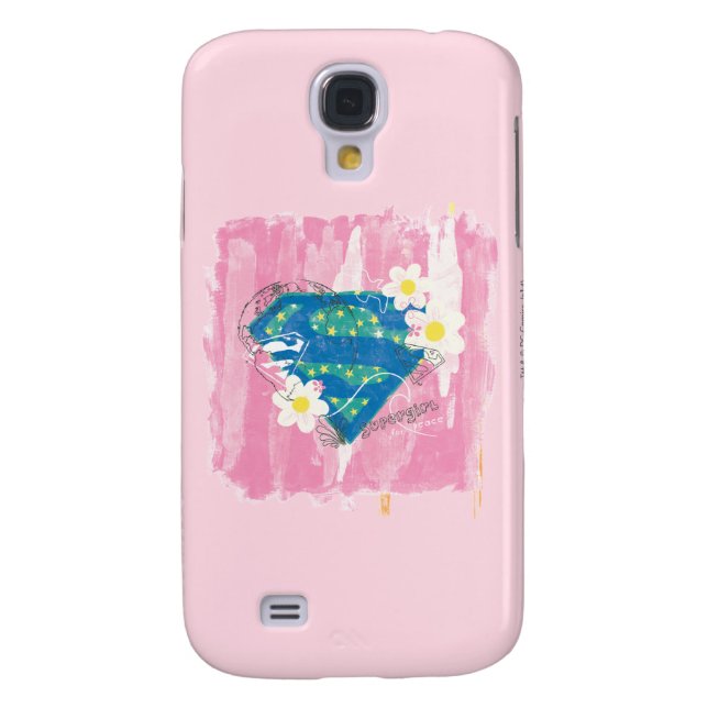 Supergirl für Peace Pink Case-Mate Samsung Galaxy Hülle (Rückseite)