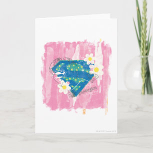 Supergirl für Peace Pink Karte