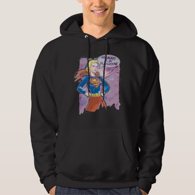 Supergirl Galaxy Hoodie (Vorderseite)