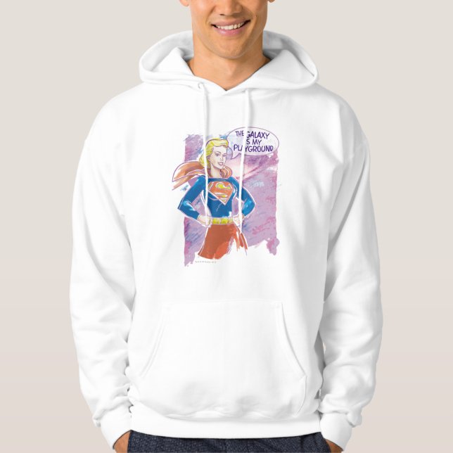Supergirl Galaxy Hoodie (Vorderseite)