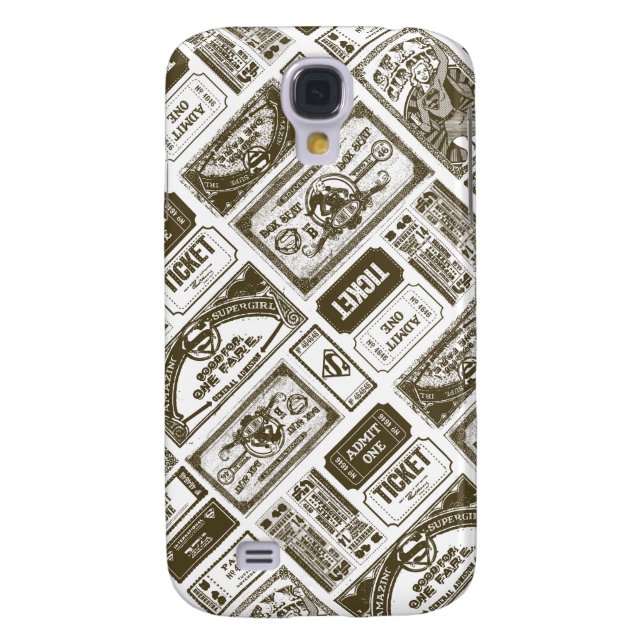 Supergirl geben ein Muster Brown Case-Mate Samsung Galaxy Hülle (Rückseite)