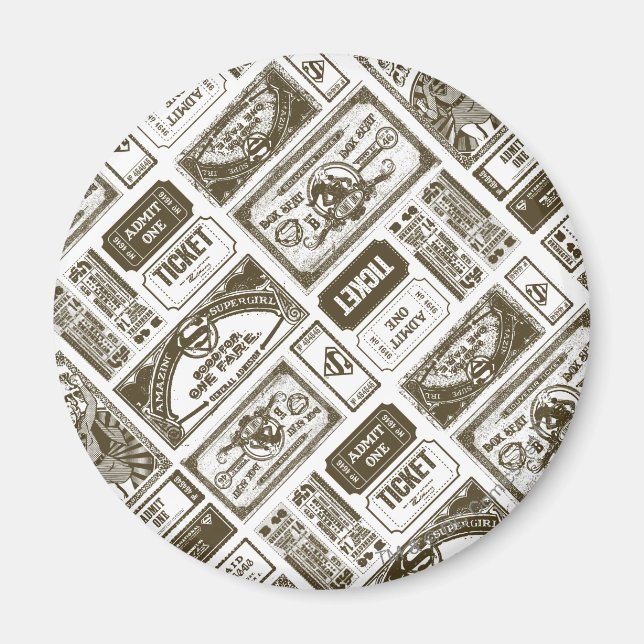 Supergirl geben ein Muster Brown Magnet (Vorne)