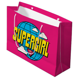 Supergirl Global Pop Grafik Große Geschenktüte