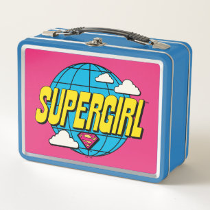 Supergirl Global Pop Grafik Metall Brotdose