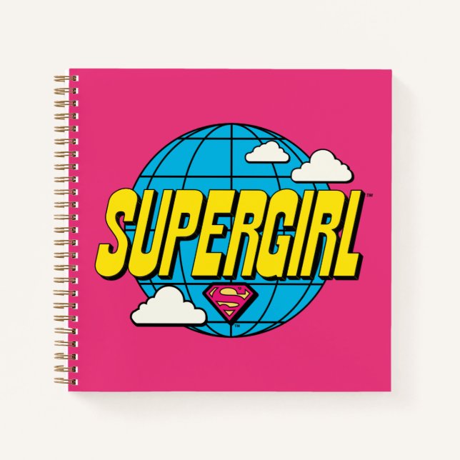 Supergirl Global Pop Grafik Notizbuch (Vorderseite)