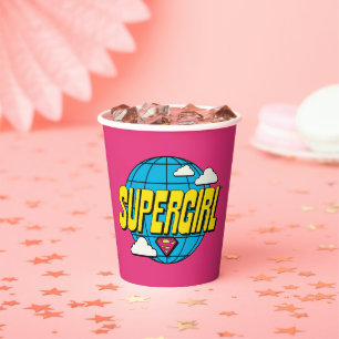 Supergirl Global Pop Grafik Pappbecher