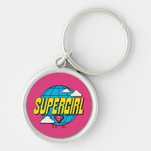 Supergirl Global Pop Grafik Schlüsselanhänger