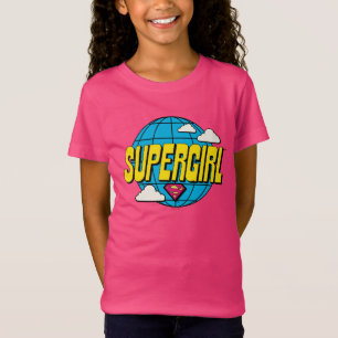 Supergirl Global Pop Grafik T-Shirt