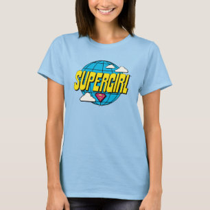 Supergirl Global Pop Grafik T-Shirt