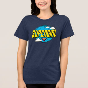 Supergirl Global Pop Grafik Tri-Blend Shirt