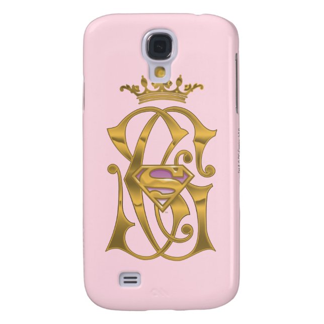 Supergirl Gold Crown Case-Mate Samsung Galaxy Hülle (Rückseite)