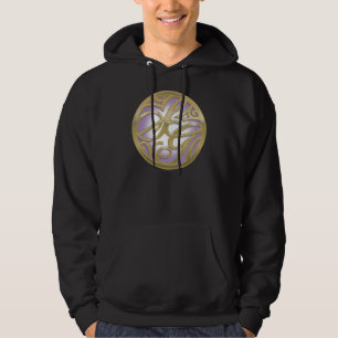 Supergirl Gold & Lila Circle Logo Hoodie