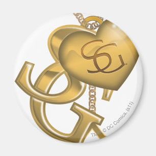 Supergirl Gold Locket Magnet