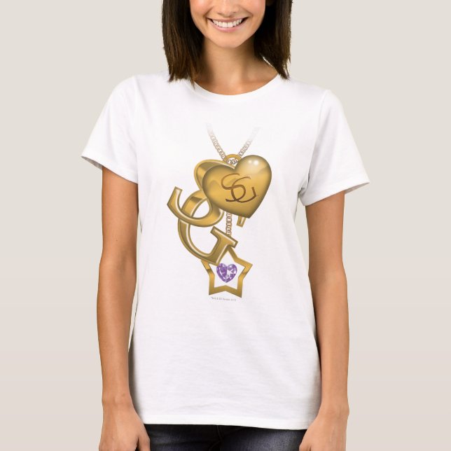 Supergirl Gold Locket T-Shirt (Vorderseite)