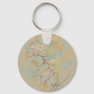 Supergirl Gold und Brown Schlüsselanhänger