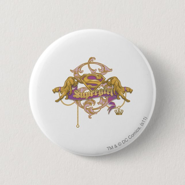 Supergirl Golden Cat 2 Button (Vorderseite)