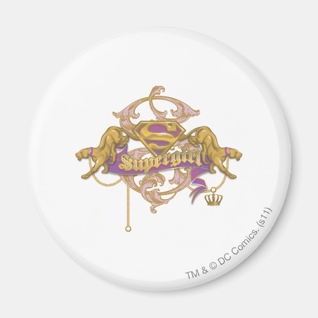 Supergirl Golden Cat 2 Magnet (Vorne)