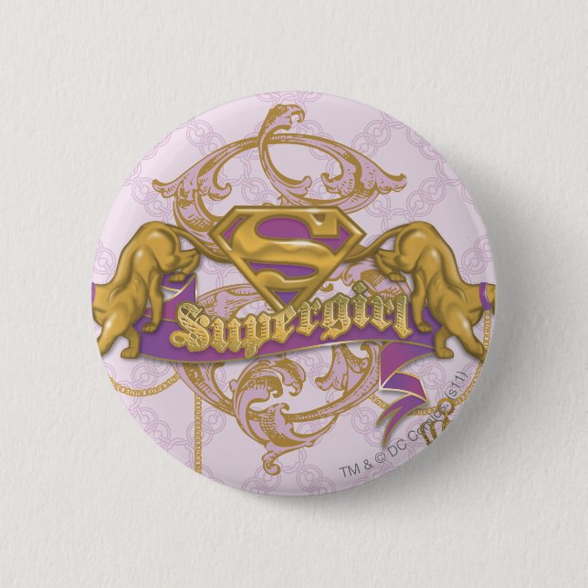 Supergirl Golden Cat 3 Button (Vorderseite)