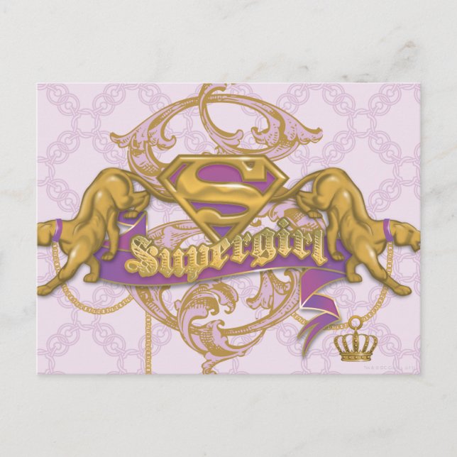 Supergirl Golden Cat 3 Postkarte (Vorderseite)
