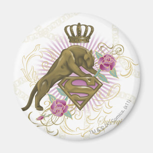 Supergirl Golden Cat 4 Magnet