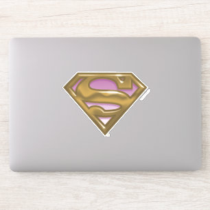 Supergirl Golden Logo Aufkleber