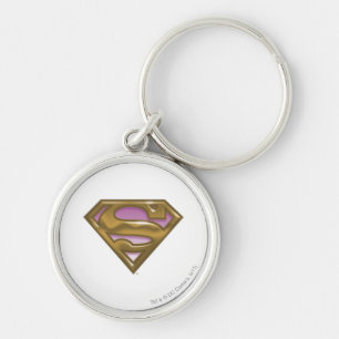 Supergirl Golden Logo Schlüsselanhänger