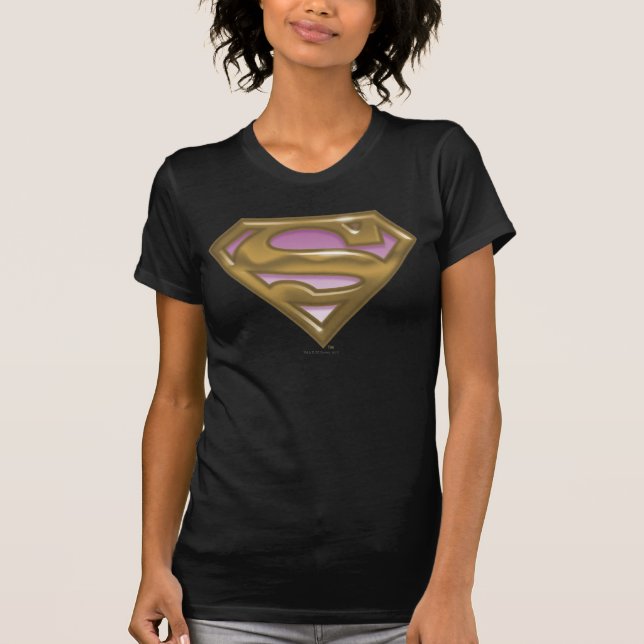 Supergirl Golden Logo T-Shirt (Vorderseite)