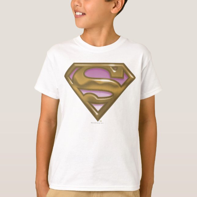 Supergirl Golden Logo T-Shirt (Vorderseite)