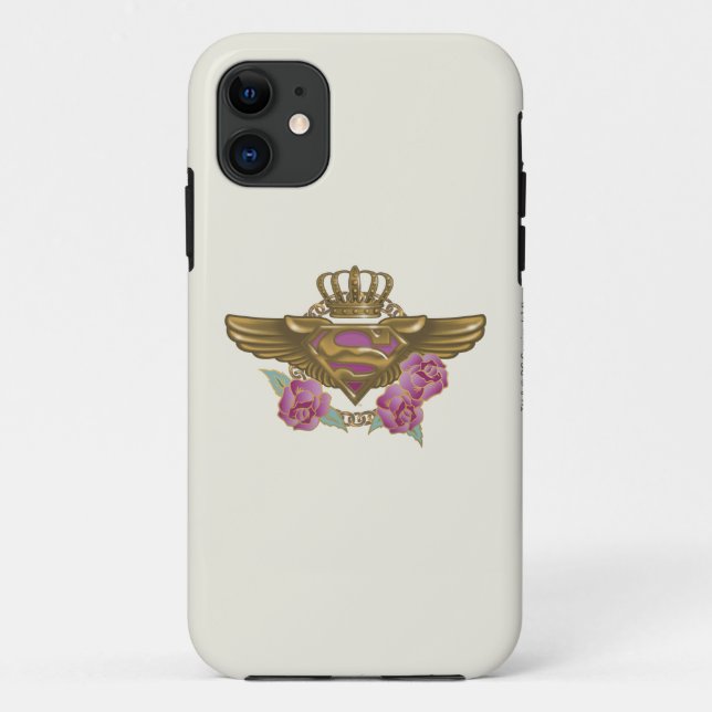 Supergirl Golden Wings Case-Mate iPhone Hülle (Rückseite)