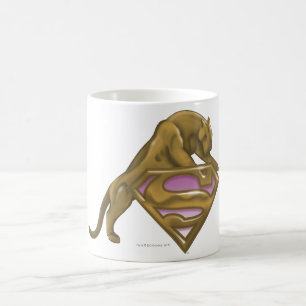 Supergirl goldene Katze Tasse