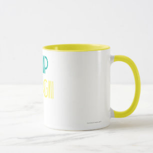 Supergirl Green and Yellow Tasse