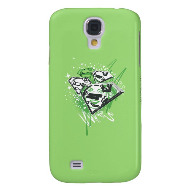 Supergirl Green Spills Case-Mate Samsung Galaxy Hülle (Rückseite)