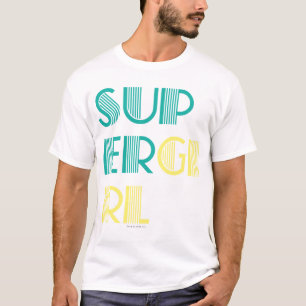 Supergirl Green und Yellow T-Shirt