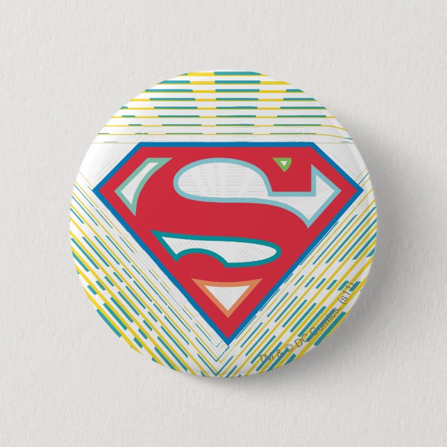Supergirl Groovy Logo Button (Vorderseite)