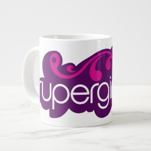 Supergirl Groovy Name und S-Shield Jumbo-Tasse