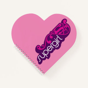Supergirl Groovy Name und S-Shield Notizbuch