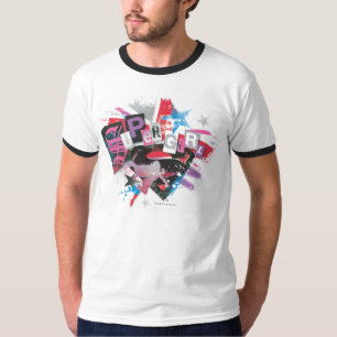 Supergirl Grunge Design T-Shirt