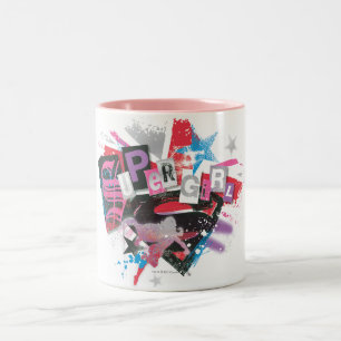 Supergirl Grunge Design Zweifarbige Tasse