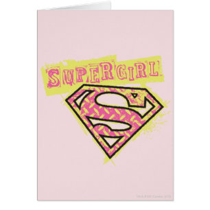 Supergirl Grunge Logo Pink