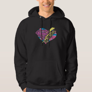 Supergirl Herz und Bolt Hoodie