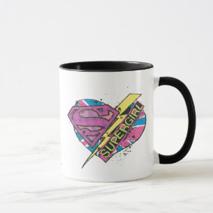 Supergirl Herz und Bolt Tasse