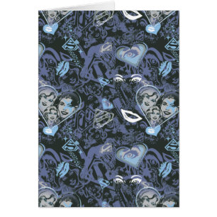 Supergirl Herz und Lips Muster