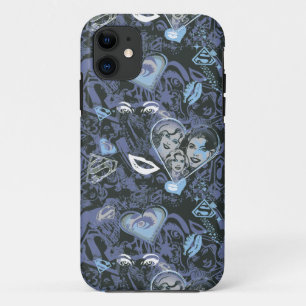 Supergirl Herz und Lips Muster Case-Mate iPhone Hülle