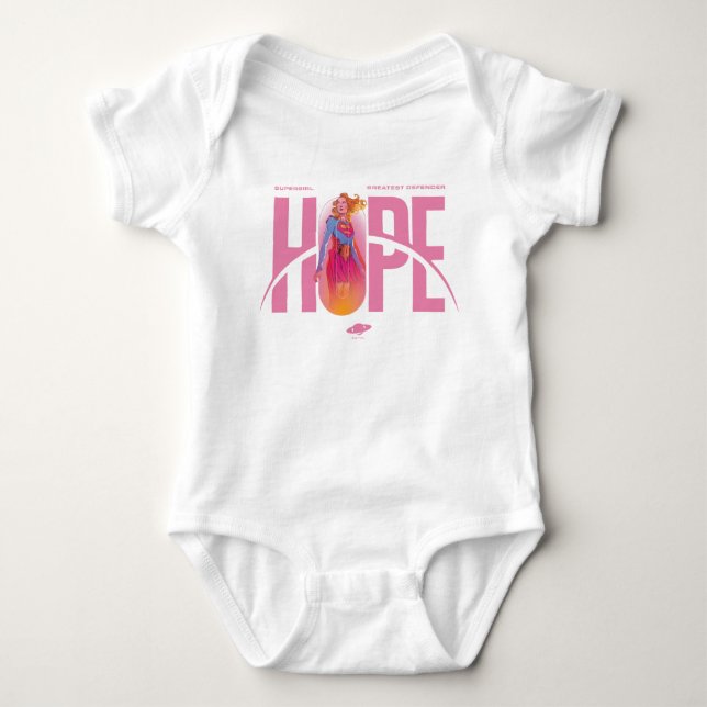 Supergirl Hoffnung Baby Strampler (Vorderseite)