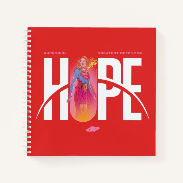 Supergirl Hoffnung Notizbuch (Vorderseite)
