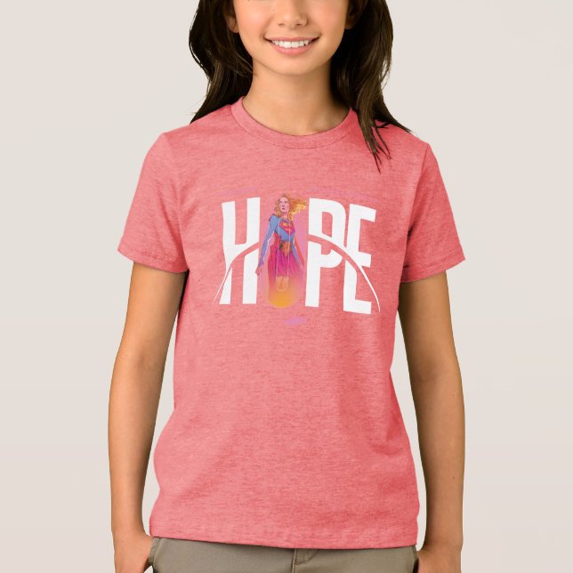 Supergirl Hoffnung Tri-Blend Shirt (Vorderseite)