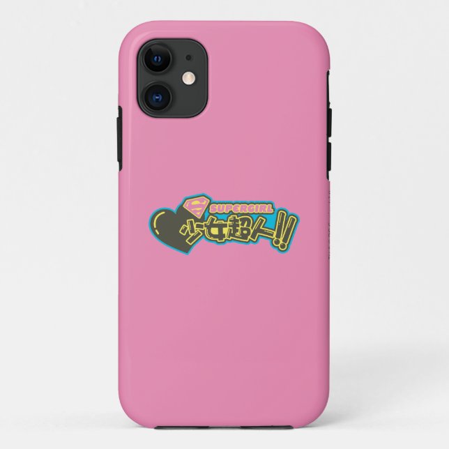 Supergirl J-Pop 2 Case-Mate iPhone Hülle (Rückseite)